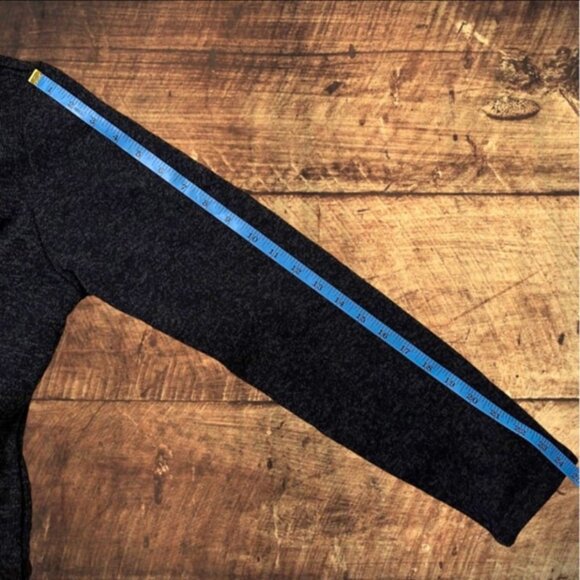 Old Navy Fleece‎ Sweater 1/4 Zip Mock Neck Sweatshirt Charcoal Grey Small - Picture 6 of 10